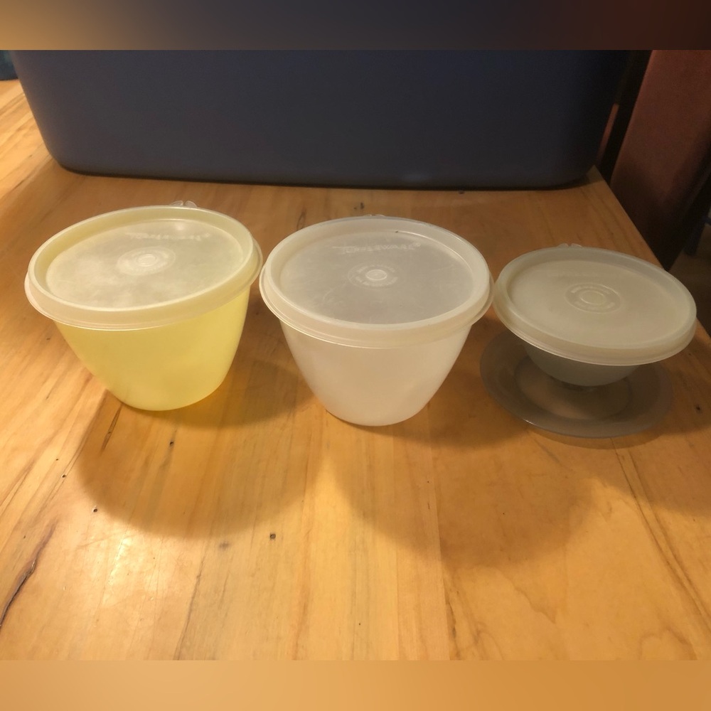 3/$20 Three pieces of Tupperware